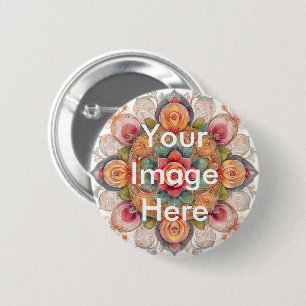 Personalized Custom Your Own Photo Pinback Button