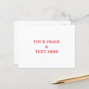 Personalized Custom Your Own Photo Postcard