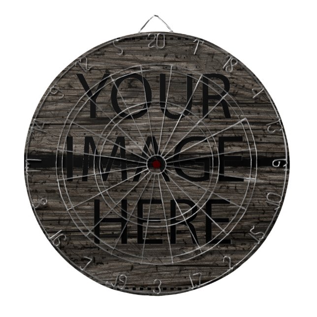 Personalized Custom Your Own Photo & Text Dart Boa Dartboard (Front)