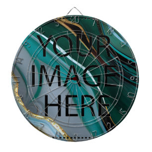 Personalized Custom Your Own Photo & Text Dart Boa Dartboard