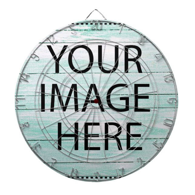 Personalized Custom Your Own Photo & Text Dartboard (Front)