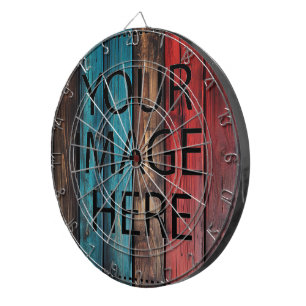 Personalized Custom Your Own Photo & Text Dartboard