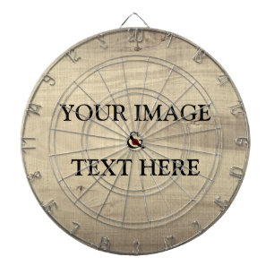 Personalized Custom Your Own Photo & Text Dartboard
