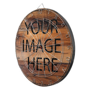 Personalized Custom Your Own Photo & Text Dartboard