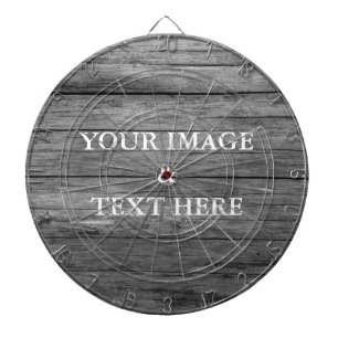 Personalized Custom Your Own Photo & Text Dartboard