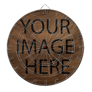 Personalized Custom Your Own Photo & Text Dartboard