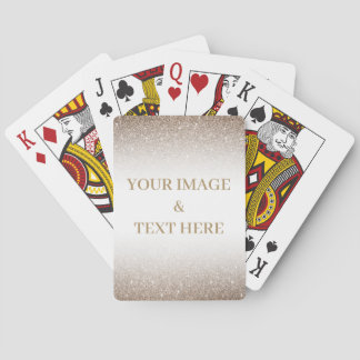 Personalized Custom Your Own Photo & Text Playing Cards