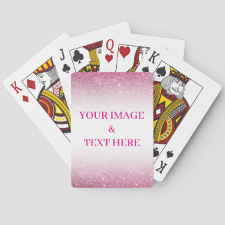 Personalized Custom Your Own Photo & Text Playing Cards
