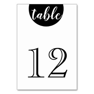 Personalized Custom Your Own Photo & Text Table Number