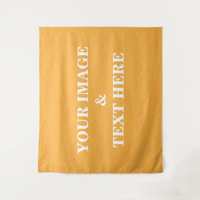 Personalized Custom Your Own Photo & Text Tapestry (Front)
