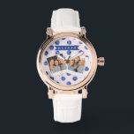 Personalized Cute Blueberry Watercolor Gift Name Watch<br><div class="desc">With our Customized Blueberry Watercolor Collection, you can add a cheerful splash of color and individuality to daily life! These personalized pieces are meant to make anyone smile, whether you're shopping for yourself or looking for that ideal present. Every piece in the collection has a bright, hand-painted blueberry design in...</div>