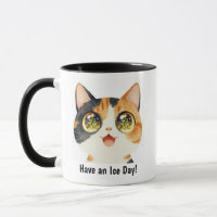 Personalized Cute Cat Ice Day Gift