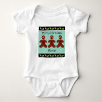 Personalized Cute Christmas Gingerbread Man 