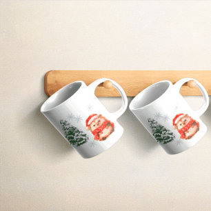 Personalized Cute Christmas Hedgehog Coff Custom Mug