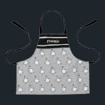 Personalized Cute Christmas Snowman Apron<br><div class="desc">This personalized Christmas apron features a cute Christmas snowman illustration.</div>