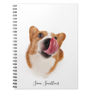 Personalized / Cute Corgi Photo Notebook