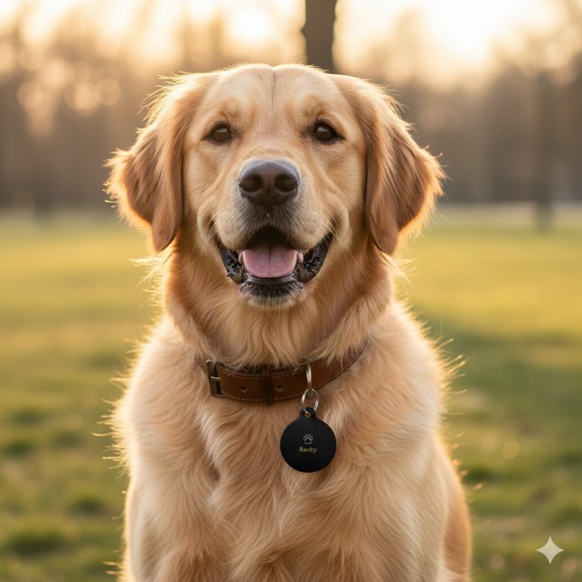 Personalized Cute Custom Paw Print Name Pet Tag (Personalized Cute Custom Paw Print Name Pet ID Tag)