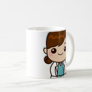 Personalized Cute Female Dr.(Your Name) Coffee Mug