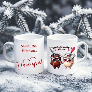 Personalized Cute Food Mug Gift for Boyfriend