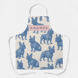 Personalized Cute French Bulldog Apron