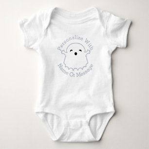 PERSONALIZED Cute Little Ghost Baby Bodysuit