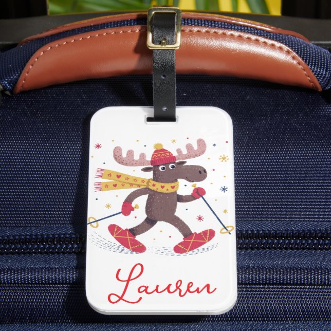Personalized cute luggage tag (Front Insitu 2)