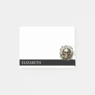 Personalized Cute Mexican Sugar Skull Halloween Post-it Notes