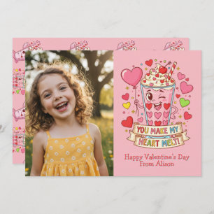 Personalized Cute Milkshake Classroom Valentine
