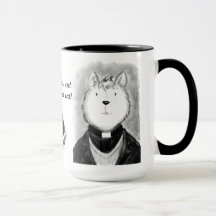 Personalized Cute Minister's Cat