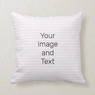 Personalized cute pink dots cushion