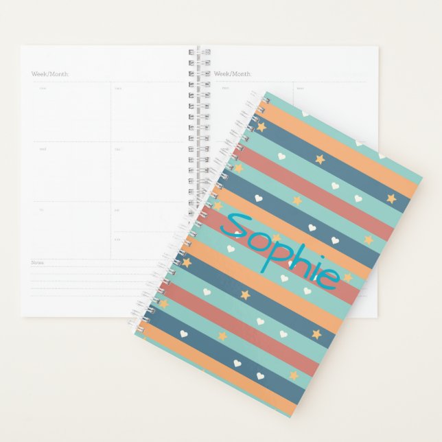 Personalized Cute Planner with Name (Display)