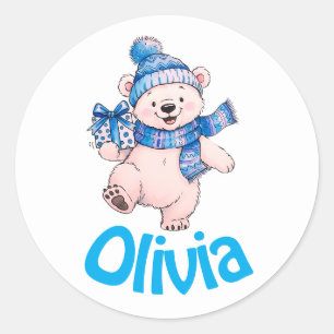 Personalized cute sticker/seal classic round sti sticker