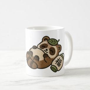 Personalized Cute Tanuki Mug   Japanese Lucky Gift