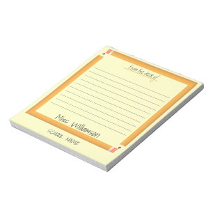 Personalized Cute Teacher Appreciation Gifts Notepad