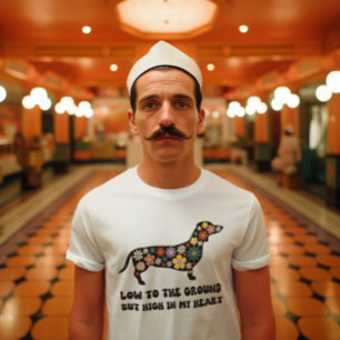 Personalized Dachshund Sausage Dog, Wiener dad  T-Shirt