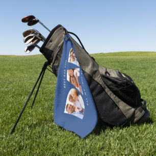  Personalized Dad Photo Golf Towel – Custom Father