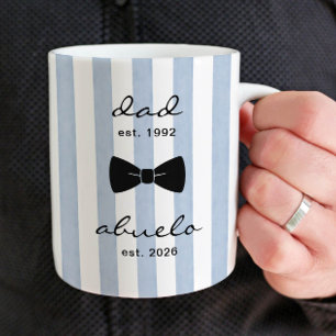 Personalized Dad to Abuelo Mug Gift