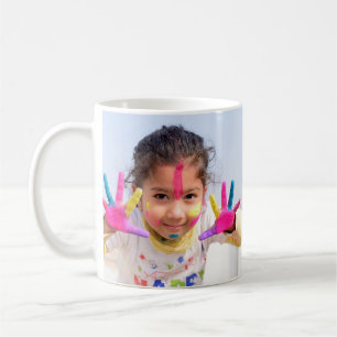 Personalized Daddy's Little Angel Photo Coffee Mug