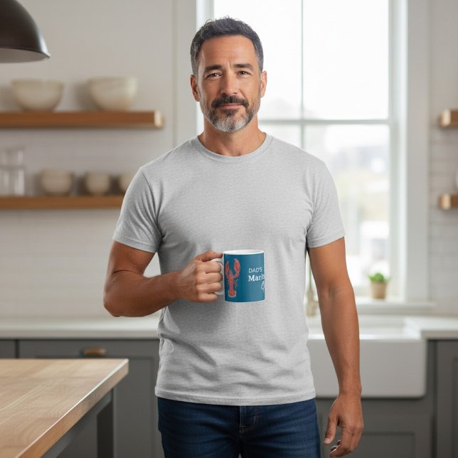 Personalized Dad's Maritime grill Lobster Graphic  Coffee Mug (Creator Uploaded)