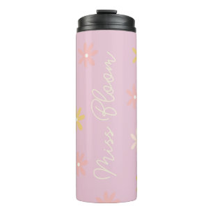 Personalized Daisy Thermal Tumbler