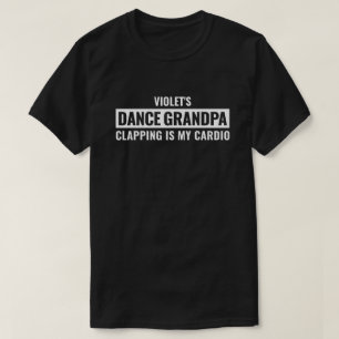 Personalized Dance Grandpa for Men Custom Gift T-Shirt