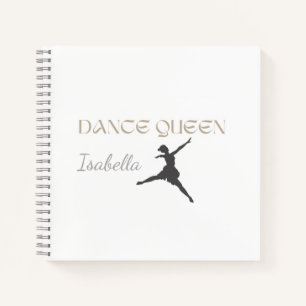 Personalized Dance Queen, Gift or Her, Ballet Notebook