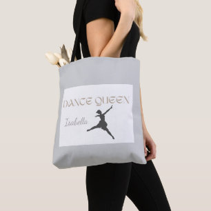 Personalized Dance Queen, Gift or Her, Ballet Tote Bag