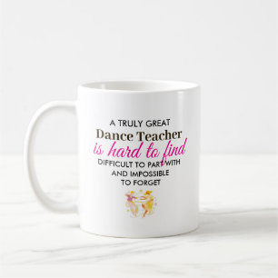 Personalized Dance Teacher Appreciation Gift Coffee Mug