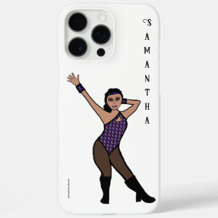 Personalized Dancer Purple Silver Print #2 iPhone 16 Pro Max Case