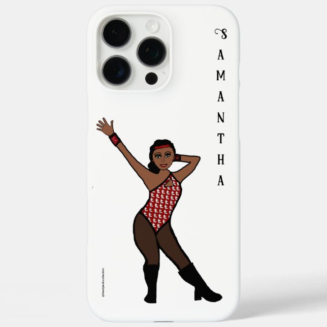 Personalized Dancer White Print # 1  Case-Mate iPhone Case (Back)