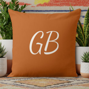 Personalized Decorative Pillow with Initials