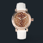 Personalized Deer Print Neutral Aesthetic Gifts Watch<br><div class="desc">With this adorable personalized deer print collection, you can incorporate a little bit of the wild into your daily life. These designs are ideal for anyone who like nature, woodland themes, or distinctive, personalized presents. They are inspired by the graceful beauty of deer and their recognizable spotted coats. You may...</div>