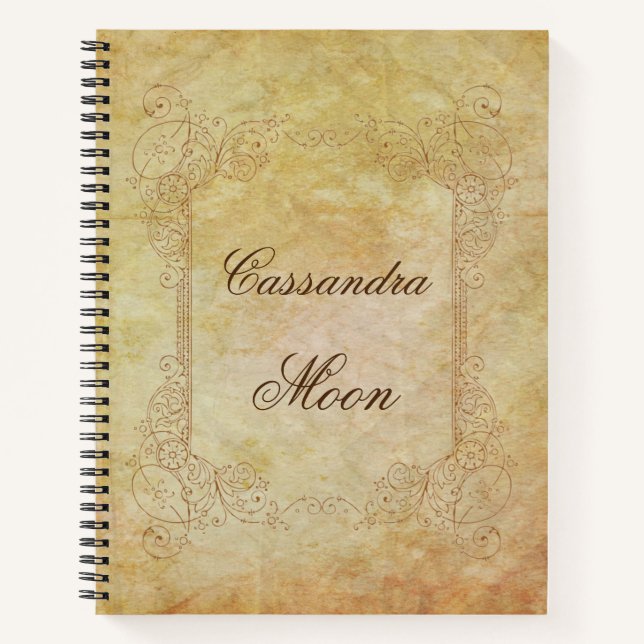 Personalized Delicate Fairy Tale Notebook (Front)