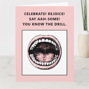 personalized dental school graduation congrats card